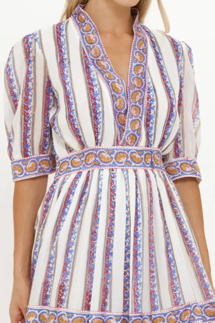 Clearance V-Neck Cuffed Maxi- Haveli Peri Maxis|Dresses