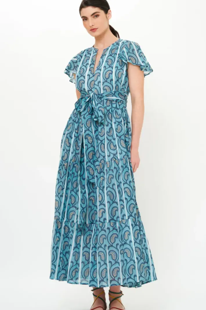 Discount V-Neck Maxi- Goa Blue Maxis|Dresses