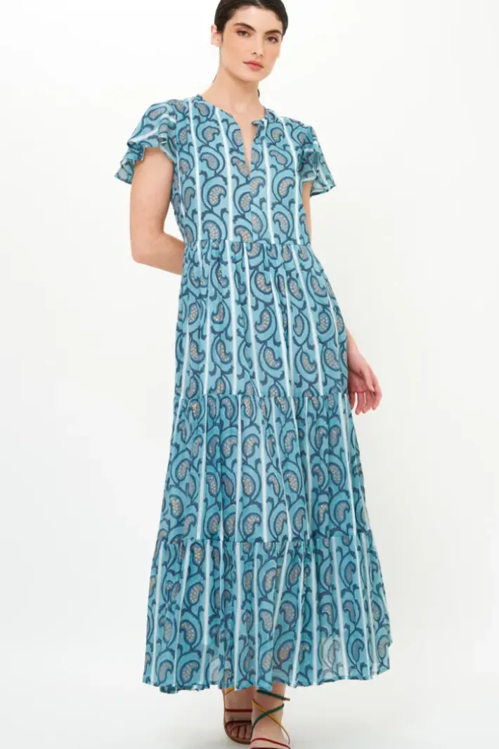 Discount V-Neck Maxi- Goa Blue Maxis|Dresses