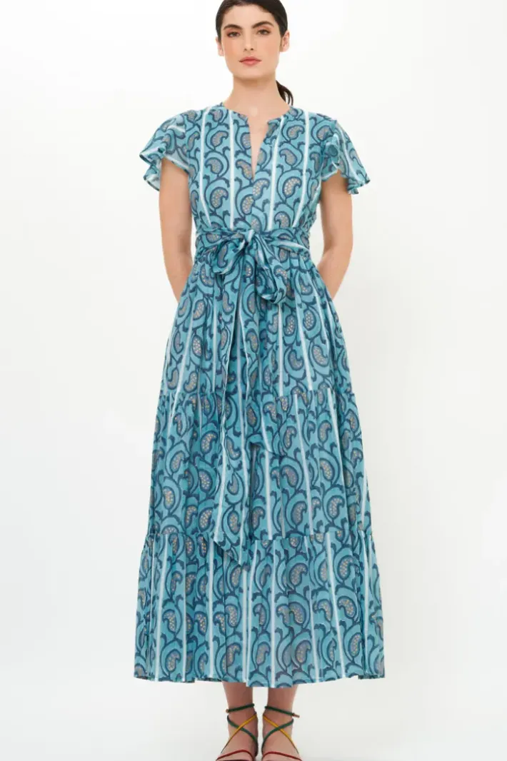 Discount V-Neck Maxi- Goa Blue Maxis|Dresses
