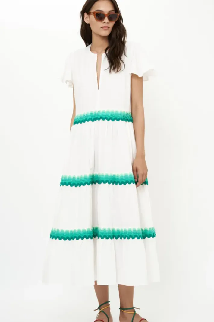 Online V-Neck Maxi- Pacifica Aqua Maxis|Dresses