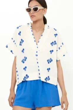 Best V-Neck Top- Wicklow Blue Tops|Matching Sets