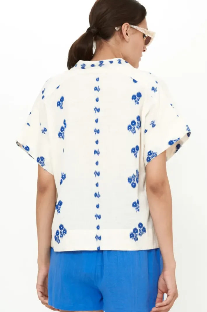 Best V-Neck Top- Wicklow Blue Tops|Matching Sets