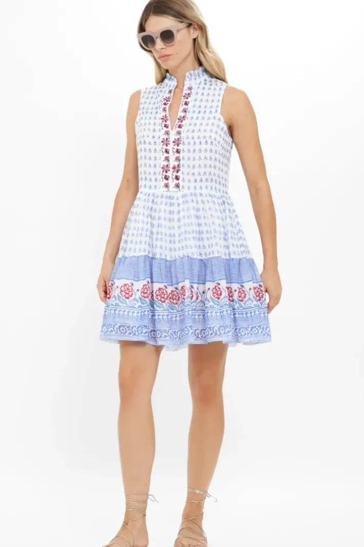 Clearance Yoke Dress- Borrego Navy Short & Mini Dresses|Dresses