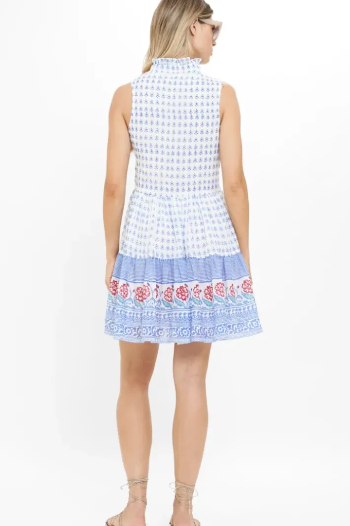 Clearance Yoke Dress- Borrego Navy Short & Mini Dresses|Dresses
