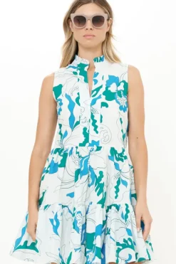 Discount Yoke Dress- Orchid Green Short & Mini Dresses|Dresses