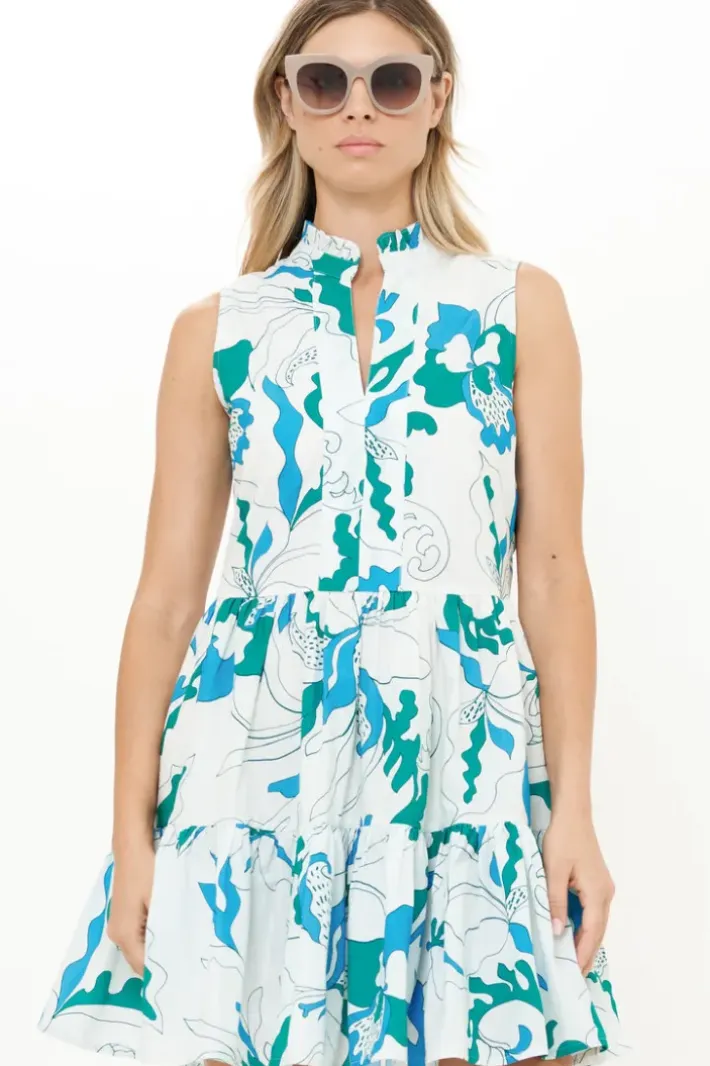 Discount Yoke Dress- Orchid Green Short & Mini Dresses|Dresses